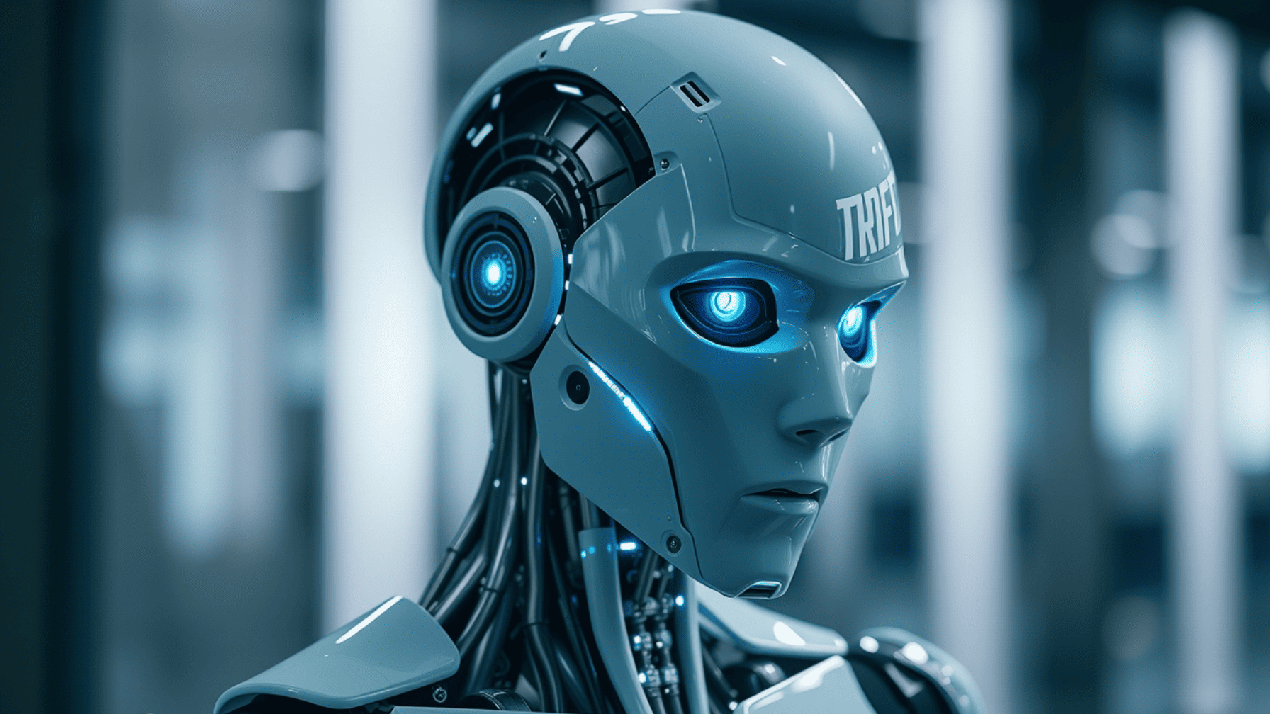 AI system analyzing business data to support smarter digital decisions